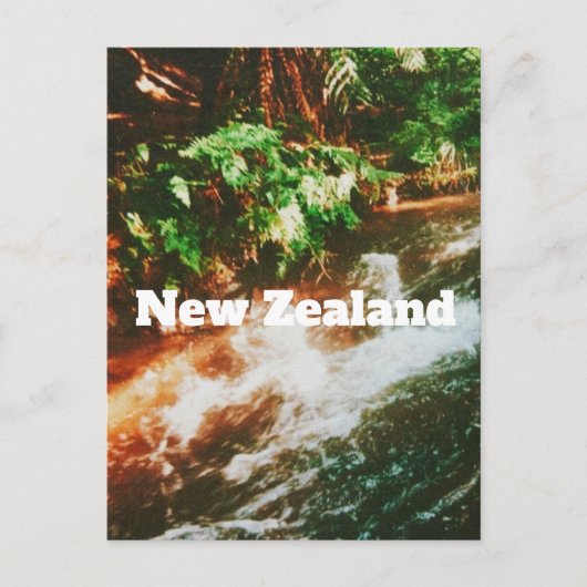Nieuw-Zeeland Reisprint Briefkaart (Voorkant)