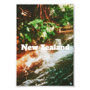Nieuw-Zeeland Reisprint  Foto Afdruk