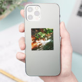 Nieuw-Zeeland Reisprint Sticker (Telefoon)