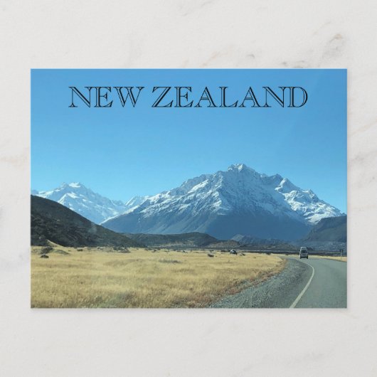 nieuw - zeeland - reisreis briefkaart (Voorkant)