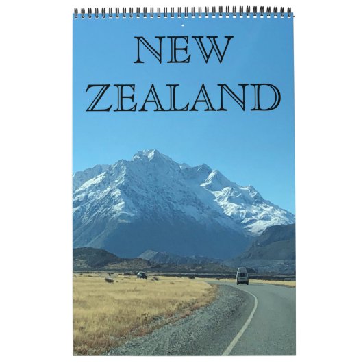 Nieuw-Zeeland reizen Kalender (Hoes)