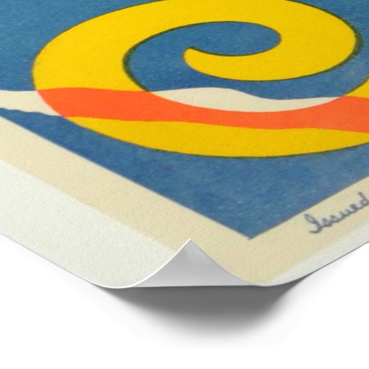  Nieuw-Zeeland reizen Napier Carnaval Poster (Hoek)