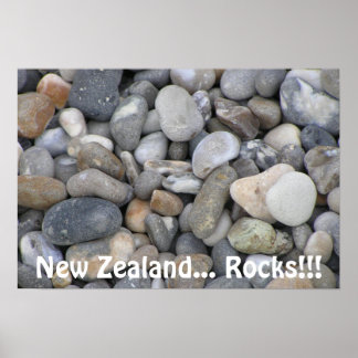 Nieuw-Zeeland...Rocks! Poster