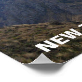 Nieuw-Zeeland Rocks-Poster Poster (Hoek)