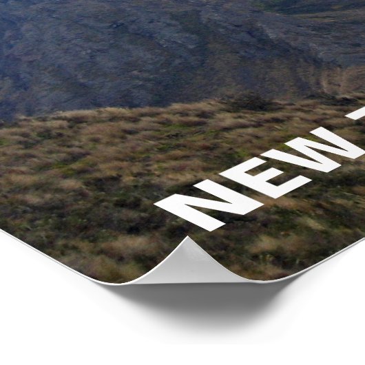 Nieuw-Zeeland Rocks-Poster Poster (Hoek)