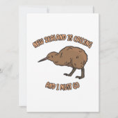 Nieuw-Zeeland roept Feestdagenkaart (Voorkant)