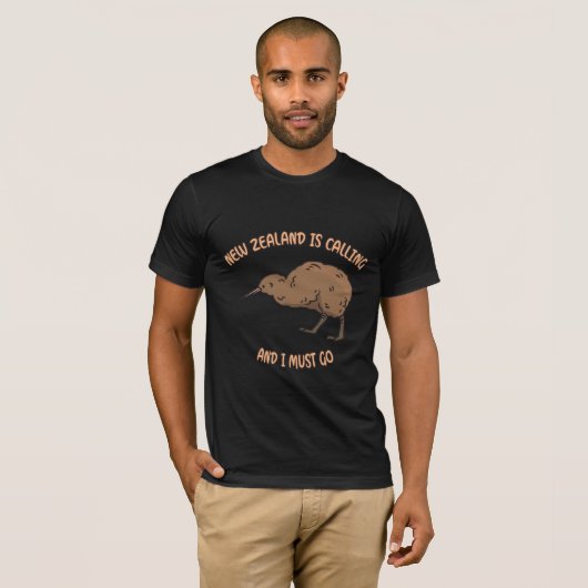 Nieuw-Zeeland roept T-shirt (Voorkant volledig)