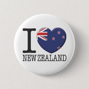 Nieuw-Zeeland Ronde Button 5,7 Cm