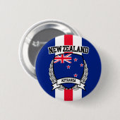 Nieuw-Zeeland Ronde Button 5,7 Cm (Voorkant /achterkant)