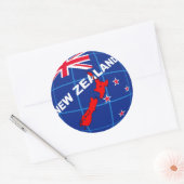 nieuw - zeeland ronde sticker (Envelop)