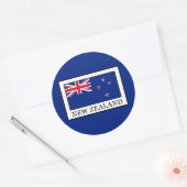 Nieuw-Zeeland Ronde Sticker (Envelop)