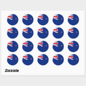 nieuw - zeeland ronde sticker (Vel)