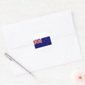 Nieuw-Zeeland Ronde Sticker (Envelop)