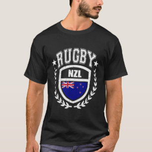 Nieuw-Zeeland Rugby Gear New Zealand Flag  Sp T-shirt