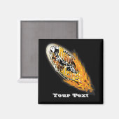 "Nieuw-Zeeland" rugby Kiwis fans supporters Magneet (Voorkant / Achterkant)