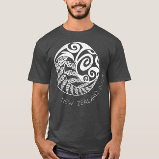 Nieuw-Zeeland Rugby Maori geïnspireerde Kiwi Silve T-shirt