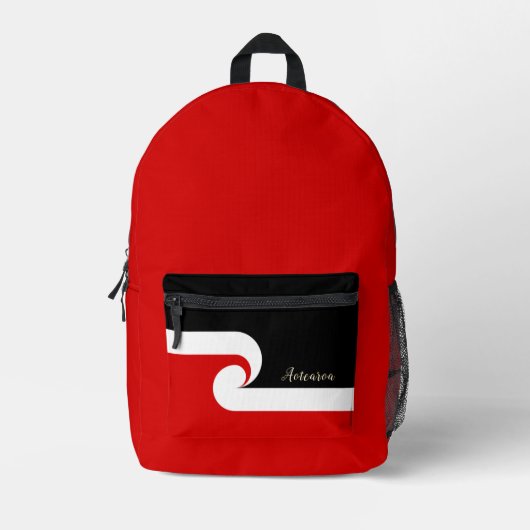 Nieuw-Zeeland, rugzak, Maori Flag, Golf / Surf Bedrukte Rugzak (Voorkant)