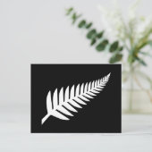 Nieuw-Zeeland Silver Fern Briefkaart (Staand voorkant)
