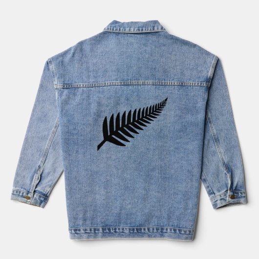 Nieuw-Zeeland Silver Fern Denim Jacket (Achterkant)