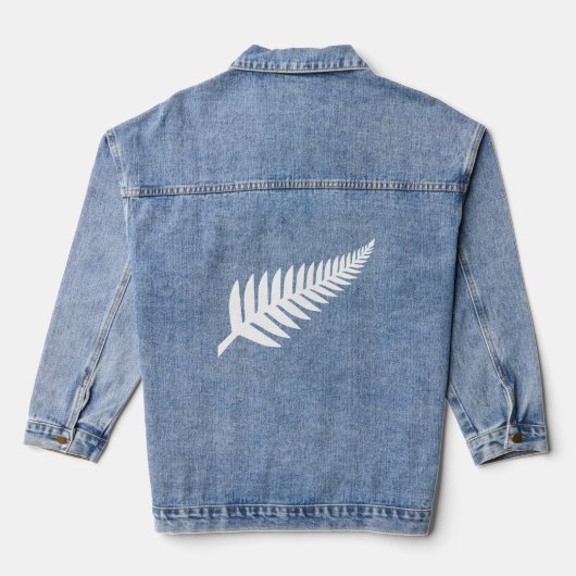 Nieuw-Zeeland Silver Fern Denim Jacket (Achterkant)