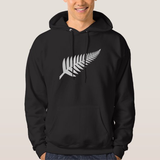 Nieuw-Zeeland Silver Fern Hoodie (Voorkant)