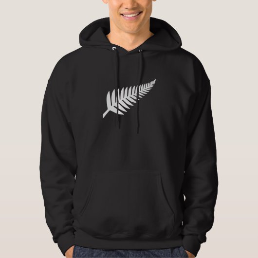 Nieuw-Zeeland Silver Fern Hoodie (Voorkant)