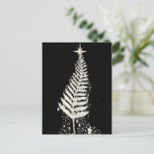 Nieuw-Zeeland SIlver Fern kerstboom Feestdagenkaart (Staand voorkant)