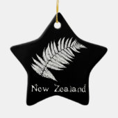 Nieuw-Zeeland Silver Fern Ornament (Voorkant)