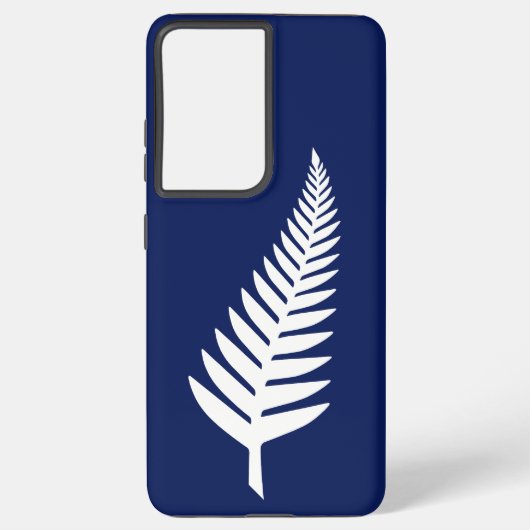 Nieuw-Zeeland Silver Fern Samsung Galaxy Hoesje (Achterkant)