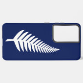Nieuw-Zeeland Silver Fern Samsung Galaxy Hoesje (Linkerkant)