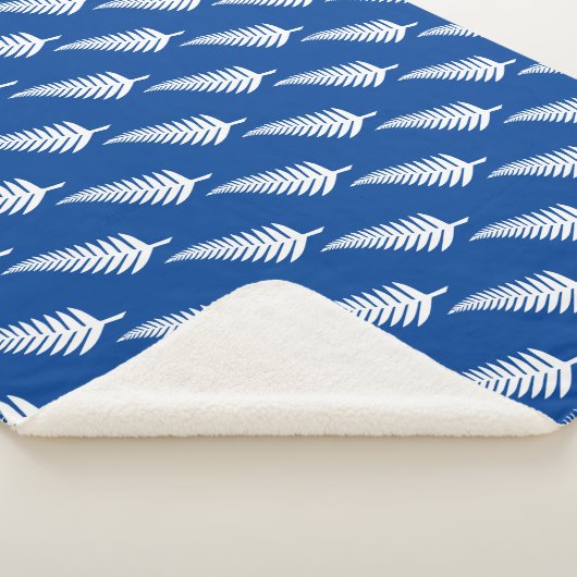 Nieuw-Zeeland Silver Fern Sherpa Deken (3/4)