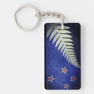 Nieuw-Zeeland Silver Fern Sleutelhanger