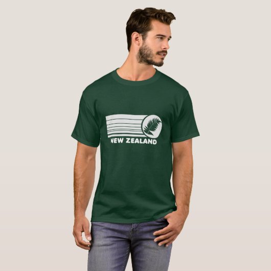 Nieuw-Zeeland Silver Fern T-Shirt (Voorkant volledig)