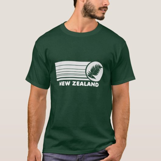 Nieuw-Zeeland Silver Fern T-Shirt (Voorkant)