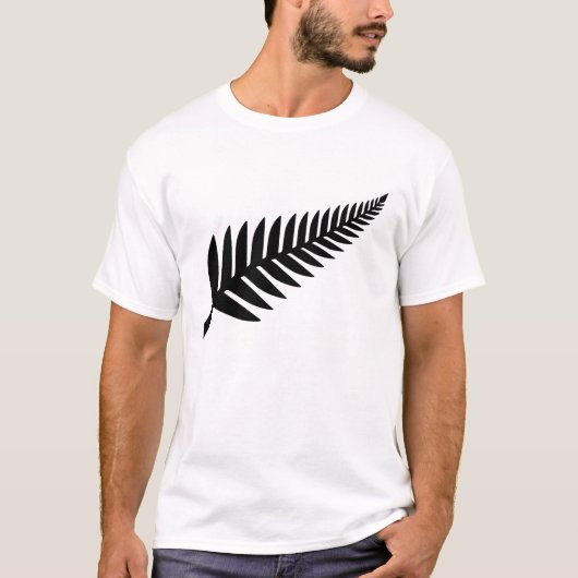 Nieuw-Zeeland Silver Fern T-shirt (Voorkant)