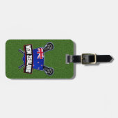 Nieuw-Zeeland Sjabloon lacrosse Bagagelabel (Voorkant horizontaal)