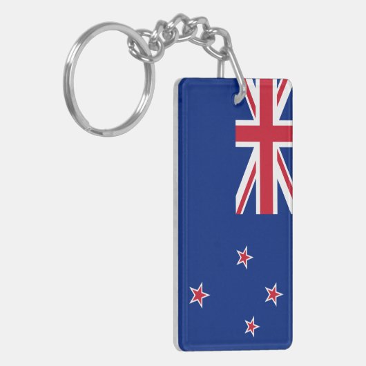 Nieuw-Zeeland Sleutelhanger (Voorkant Links)