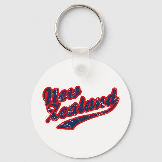 Nieuw-Zeeland Sleutelhanger (Voorkant)