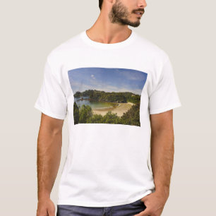 Nieuw-Zeeland, Southland, Stewart Island, Halvemaa T-shirt