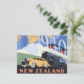 Nieuw-Zeeland - Speciale reisreis Briefkaart (Staand voorkant)