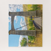 Nieuw-Zeeland Springvale Hangbrug Legpuzzel (Verticaal)