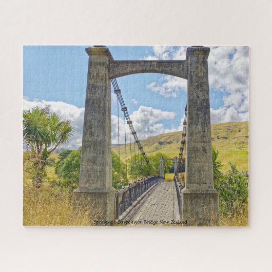 Nieuw-Zeeland Springvale Hangbrug Legpuzzel (Horizontaal)