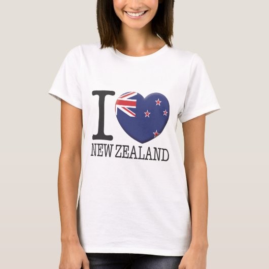 Nieuw-Zeeland T-shirt (Voorkant)