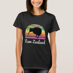 Nieuw-Zeeland T-shirt Kiwi Vogel Vakantie Cadeau