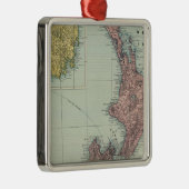 Nieuw-Zeeland, Tasmania, Fiji Metalen Ornament (Rechts)