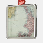 Nieuw-Zeeland, Tasmania, Fiji Metalen Ornament (Links)