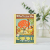 Nieuw-Zeeland Toerisme Retro Reizen Briefkaart (Staand voorkant)