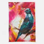 Nieuw-Zeeland Tui Bird Theedoek (Verticaal)