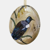 Nieuw-Zeeland Tui Keramisch Ornament (Rechts)