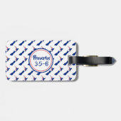 Nieuw-Zeeland Vertrouwen op de Heer Spreuken 3 Bag Bagagelabel (Achterkant horizontaal)